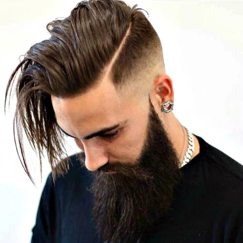 30 Hottest Side Shaved Long Top Haircuts for Men  Cool Mens Hair